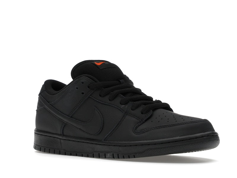 Nike Sb Dunk Low Pro Triple Black - Black/Anthracite/Safety Orange - FJ1674-001 - 05