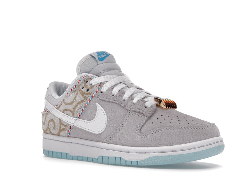 Nike Dunk Low Barbershop Grey - Grey/White/Teal - DH7614-500 - 05