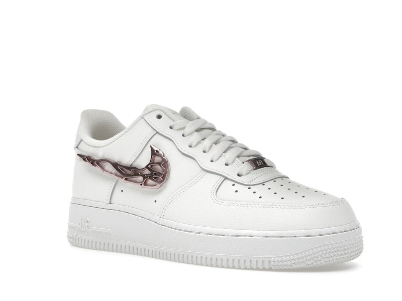 Nike Air Force 1 Low Liquid Metal Swoosh Metallic Rose Gold (Women's)