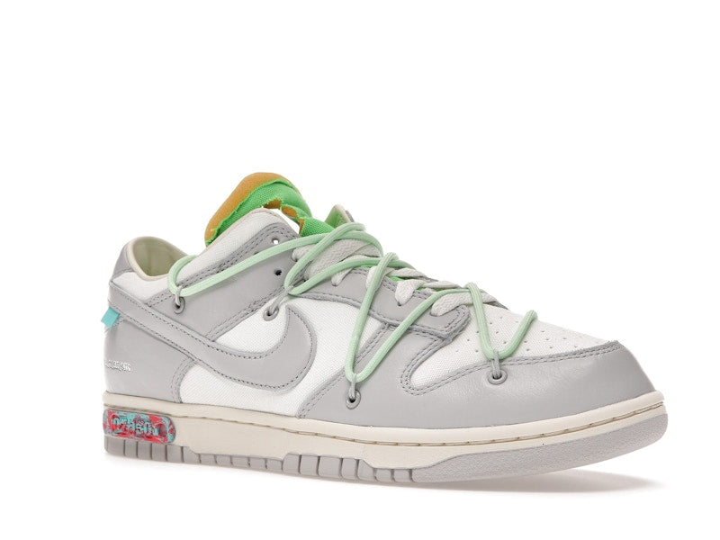 Nike Dunk Low Off White Lot 7 - Sail/Neutral Grey-Vapor Green - DM1602-108 - 05