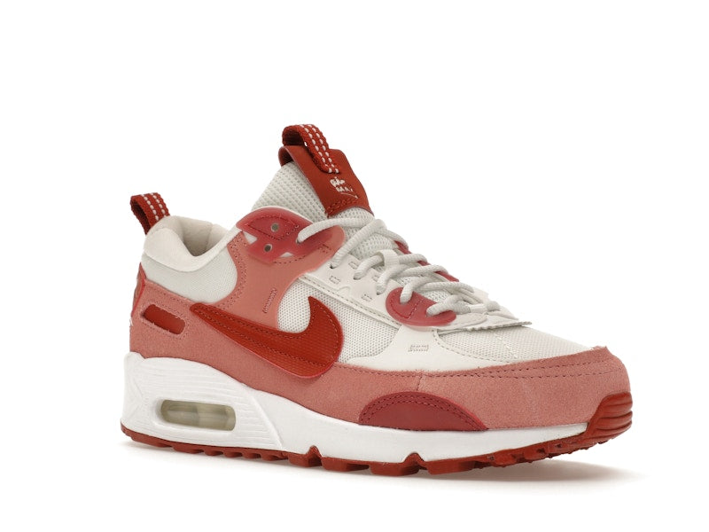 Nike Air Max 90 Futura Red Stardust Womens - Red Stardust/Summit White/Campfire Orange/Rugged Orange - FQ8881-618 - 05