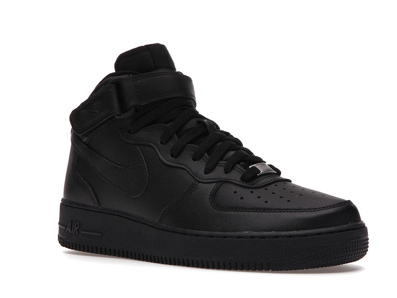 Nike Air Force 1 Mid 07 Triple Black 2021 - Black/Black - 315123-001/CW2289-001 - 05