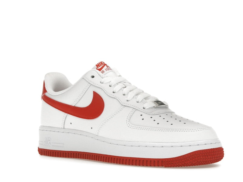 Nike Air Force 1 07 Dragon Red - White/White/Dragon Red - FJ4146-106 - 05
