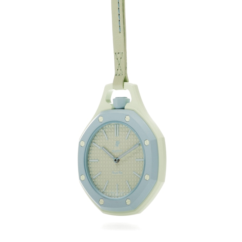 Swatch x Audemars Piguet AP Bioceramic Royal Pop Blaue Acht SSX03L101N, vista a 360 gradi 5 di 36