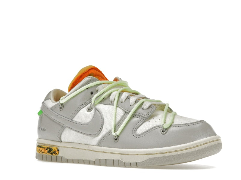 Nike Dunk Low Off White Lot 43 - Sail/Neutral Grey-Barely Volt - DM1602-128 - 05