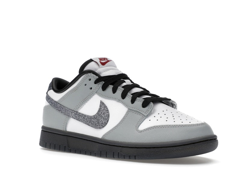 Nike Dunk Low LX Glitter Swoosh White Light Smoke Grey (Women's)