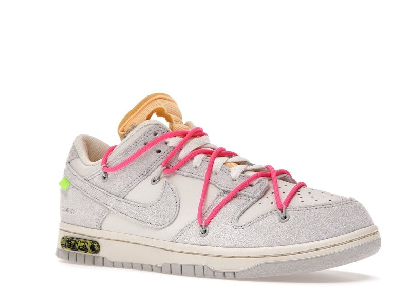 Nike Dunk Low Off White Lot 17 - Sail/Neutral Grey-Hyper Pink - DJ0950-117 - 05