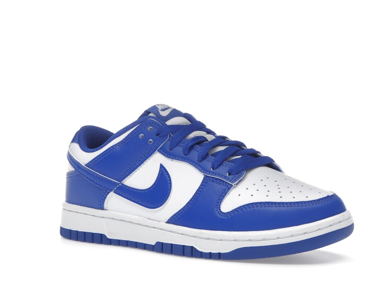 Nike Dunk Low White Hyper Royal (2025), vista a 360 gradi 5 di 36