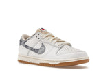 Nike Dunk Low Washed Denim White Midnight Navy - White/Midnight Navy-Gym Red-Sail - FN6881-100 - 05
