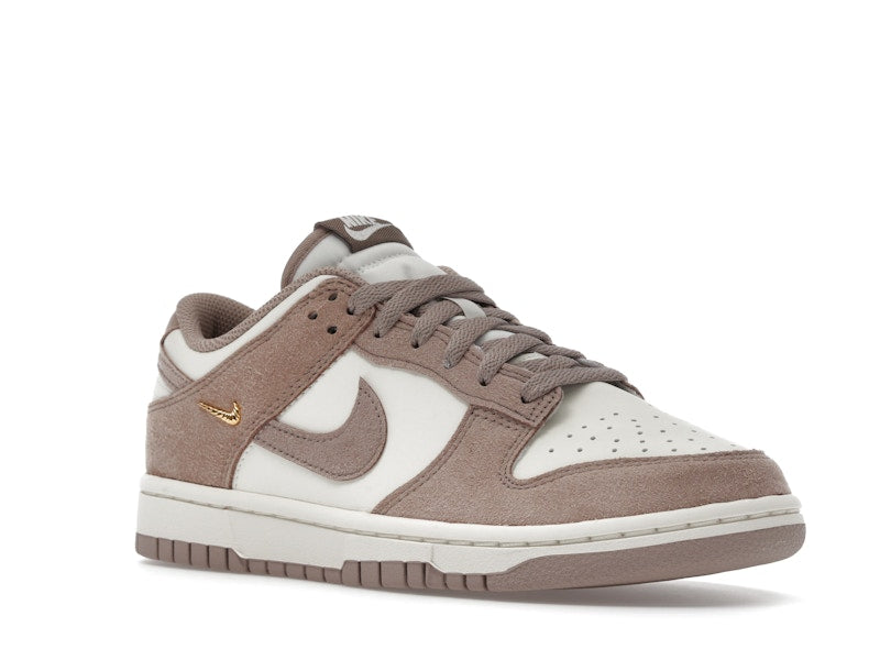 Nike Dunk Low Malt Gold Mini Swoosh Womens - Sail/Metallic Gold/White/Malt - IB4417-105 - 05