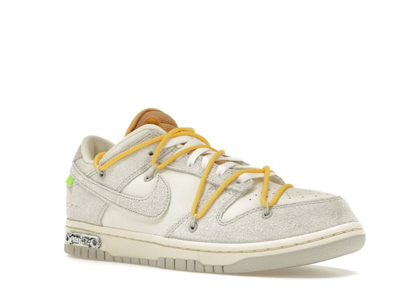 Nike Dunk Low Off White Lot 39 - Sail/Neutral Grey-Amarillo - DJ0950-109 - 05