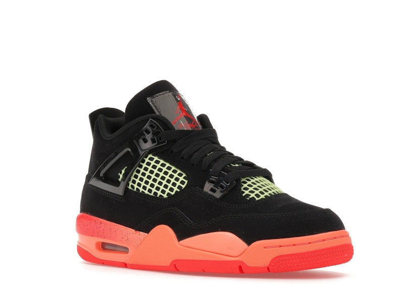 Air Jordan 4 Retro Black Infrared Barely Volt (GS) - Black/Infrared 23/Bright Mango/Barely Volt/White - II1271-001 - 05