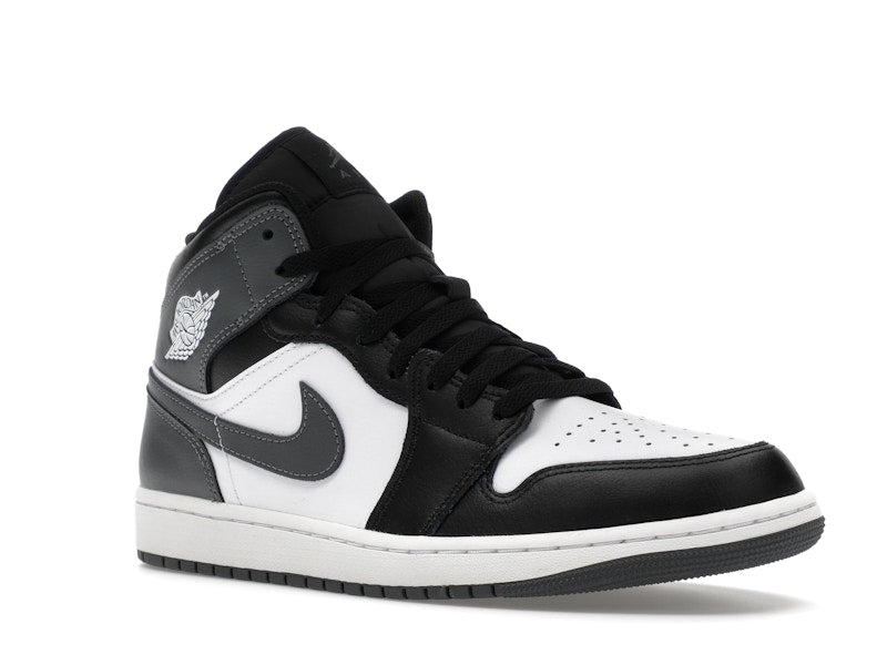 Air Jordan 1 Mid Black White Iron Grey