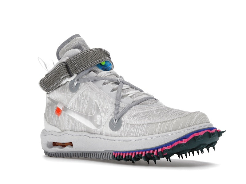 Nike Air Force 1 Mid Off White White - White/Clear White - DO6290-100 - 05