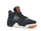 Air Jordan 4 Retro Levis Denim - Denim/Denim-Sail-Game Red - AO2571-401 - 05