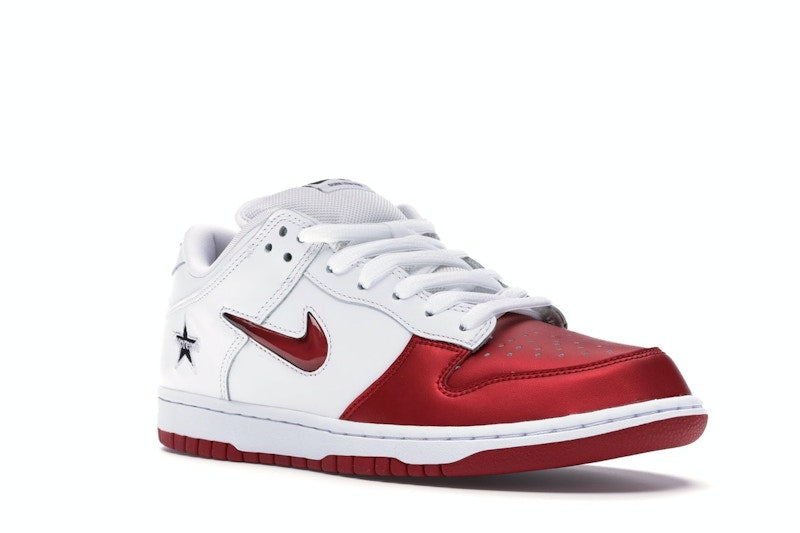 Nike Sb Dunk Low Supreme Jewel Swoosh Red - Varsity Red/Varsity Red-White-Black - CK3480-600 - 05