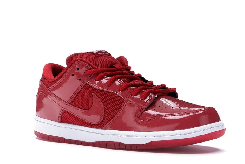 Nike Dunk Sb Low Red Patent Leather - Varsity Red/White-Varsity Red - 304292-616 - 05