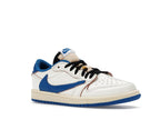 Air Jordan 1 Retro Low OG SP Fragment X Travis Scott Sail Military Blue (PS)