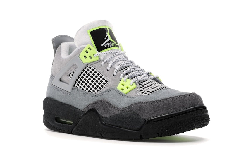 Air Jordan 4 Retro Se Neon (GS) - Cool Grey/Volt-Wolf Grey-Anthracite - CT5343-007 - 05