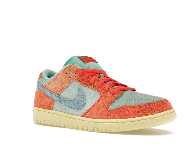 Nike Sb Dunk Low Orange Emerald Rise - Orange/Noise Aqua-Emerald Rise-Lemon Chiffon - DV5429-800 - 05