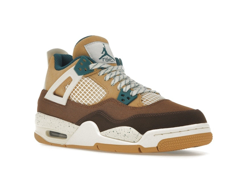 Air Jordan 4 Retro Cacao Wow (GS) - Cacao Wow/Geode Teal/Ale Brown/Twine/Sail/Luminous Green - FB2214-200 - 05