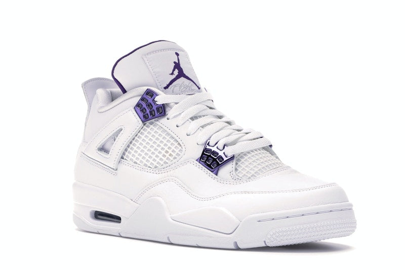 Air Jordan 4 Retro White Court Purple