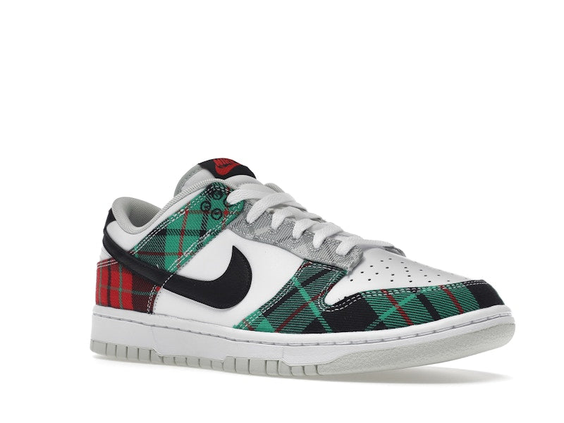 Nike Dunk Low Tartan Plaid - White/Black-White-University Red-Stadium Grey-Light Silver - DV0827-100 - 05