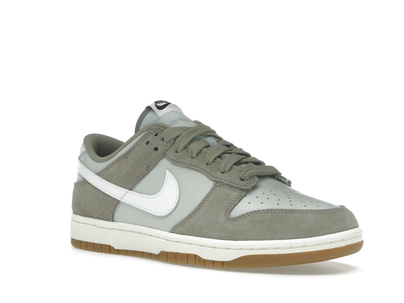 Nike Dunk Low Retro SE Light Silver Light Army Sail White, vista a 360 gradi 5 di 36
