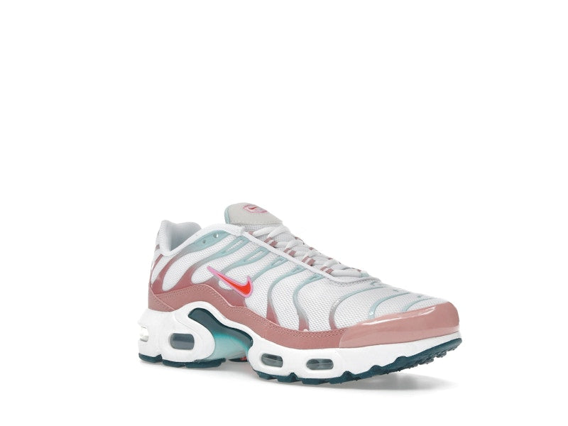 Nike Air Max Plus White Red Stardust Jade Ice Siren Red (GS), vista a 360 gradi 5 di 36