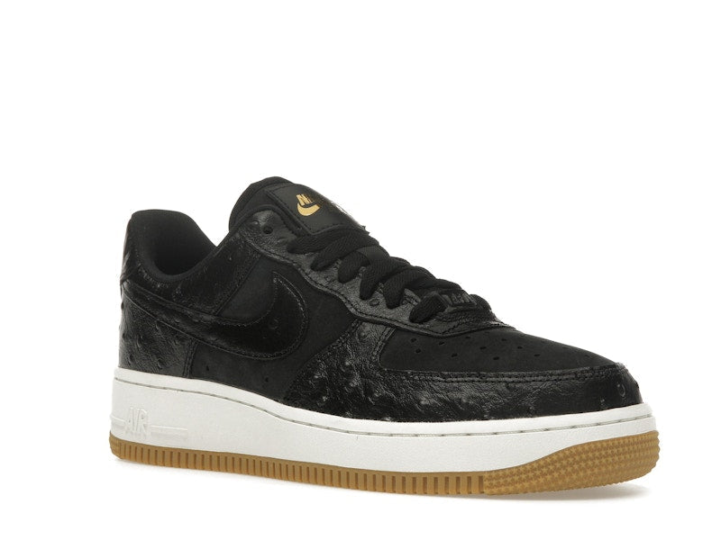 Nike Air Force 1 Low '07 Black Ostrich Gum (Women's), vista a 360 gradi 5 di 36