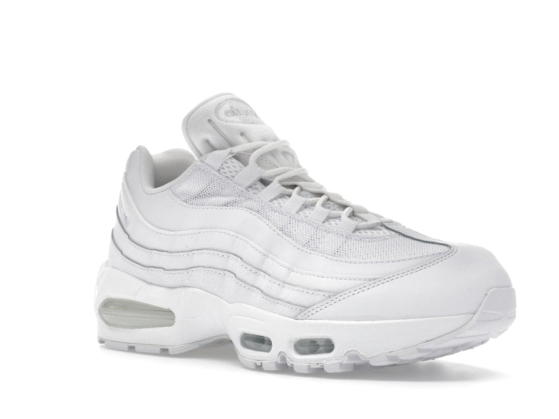 Nike Air Max 95 OG Big Bubble Triple White, vista a 360 gradi 5 di 36