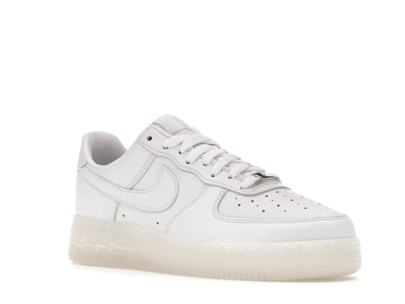 Nike Air Force 1 Low Drake Nocta Certified Lover Boy White Cobalt Tint - White/Cobalt Tint/Metallic Silver - CZ8065-101 - 05