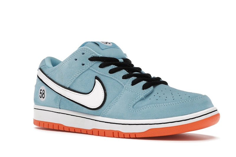 Nike Sb Dunk Low Club 58 Gulf - Blue Chill/Safety Orange-Black-White - BQ6817-401 - 05