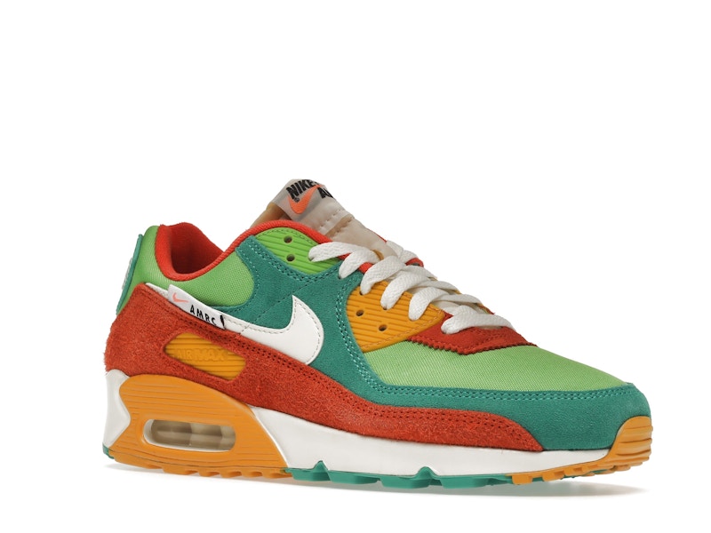 Nike Air Max 90 SE Running Club - Roma Green/Sail/Orange/Mean Green - DC9336-300 - 05