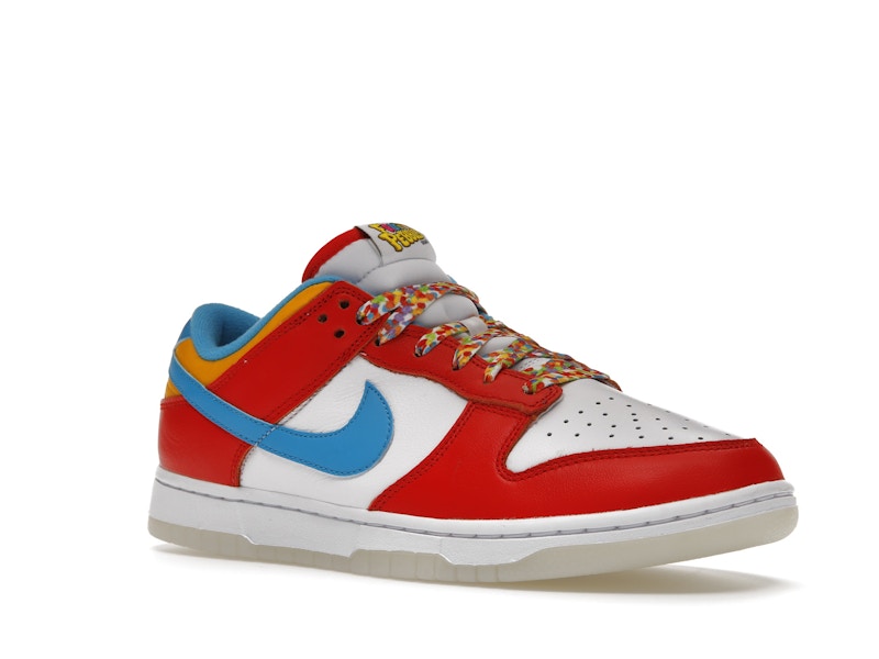 Nike Dunk Low Qs Lebron James Fruity Pebbles - Habanero Red/Laser Blue/White - DH8009-600 - 05