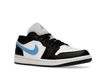 Air Jordan 1 Low Black University Blue White (W)