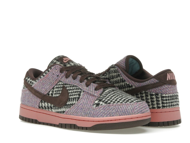 Nike Dunk Low Harris Tweed Purple Pink (Women's), vista a 360 gradi 5 di 36