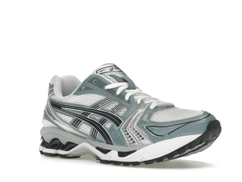Asics Gel-Kayano 14 White Fjord Grey, vista a 360 gradi 5 di 36