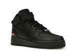 Nike Air Force 1 Mid Supreme Black, vista a 360 gradi 5 di 36