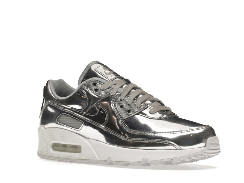 Nike Air Max 90 Metallic Silver 2020 (W) - Metallic Silver/Metallic Silver-White - CQ6639-001 - 05
