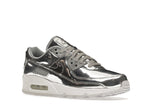 Nike Air Max 90 Metallic Silver 2020 (W) - Metallic Silver/Metallic Silver-White - CQ6639-001 - 05