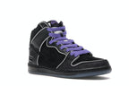 Nike SB Dunk High Black Purple Box