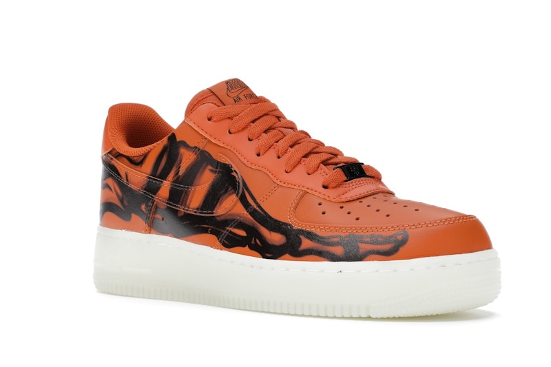 Nike Air Force 1 Low Orange Skeleton Halloween (2020)