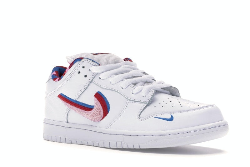 Nike Sb Dunk Low Parra - White/Red-Pink - CN4504-100 - 05