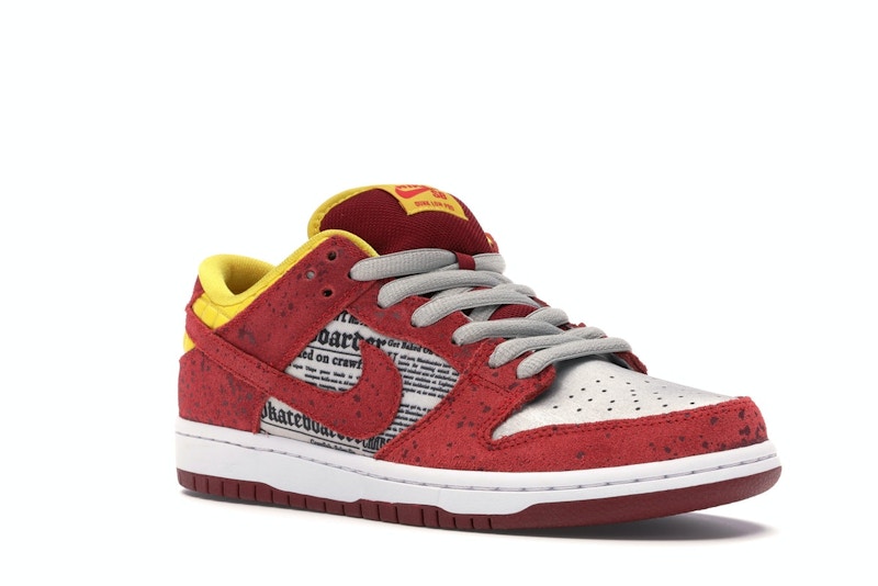 Nike Dunk Sb Low Rukus Crawfish - Action Red/Metallic Silver-Tour Yellow - nike-dunk-sb-low-rukus-crawfish - 05