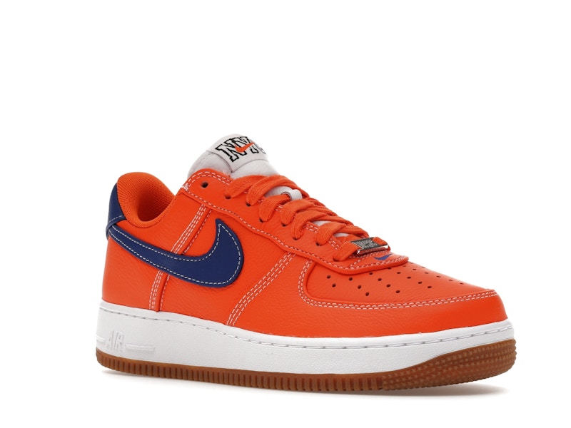 Nike Air Force 1 Low Retro Premium Nyc Knicks - Safety Orange/Rush Blue/White - IV2705-819 - 05