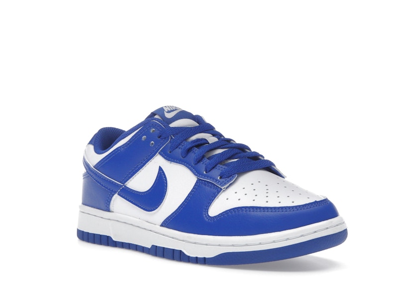 Nike Dunk Low White Hyper Royal (2025), vista a 360 gradi 6 di 36
