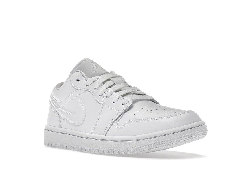 Air Jordan 1 Low Triple White (2022) (W), vista a 360 gradi 6 di 36