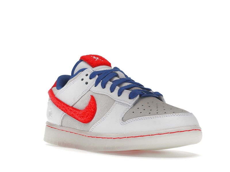 Nike Dunk Low Retro Prm Year Of The Rabbit White Crimson Varsity Royal - White/Crimson-Varsity Royal - FD4203-161 - 06