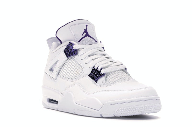 Air Jordan 4 Retro White Court Purple